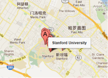 斯坦福大学地理位置