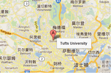 Tufts University地理位置